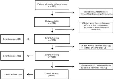 Investigation of vascular risk factor control and secondary prevention medication compliance in acute ischemic stroke